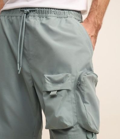 Bermuda Cargo con Cintura Elástica y Bolsillos Tacticos 5