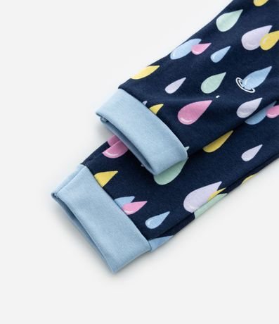 Pijama Infantil en Rib con Estampa Arco-Íris - Talle 2 a 4 años 6