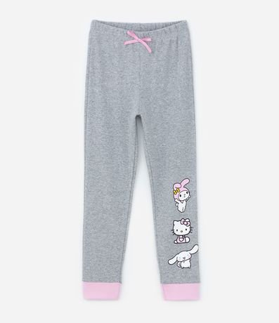 Pijama Largo Infantil con Estampa Hello Kitty y My Melody - Talle 5 a 14 años 6