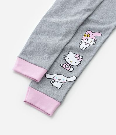 Pijama Largo Infantil con Estampa Hello Kitty y My Melody - Talle 5 a 14 años 7
