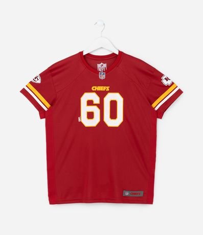 Remera Deportiva Infantil con Estampa Chiefs NFL - Talle 5 a 14 años