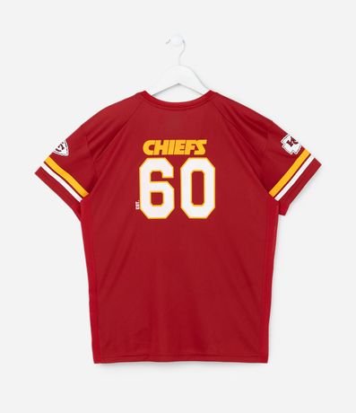 Remera Deportiva Infantil con Estampa Chiefs NFL - Talle 5 a 14 años 2