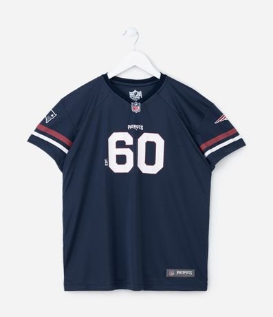 Remera Deportiva Infantil con Estampa Patriots NFL - Talle 5 a 14 años