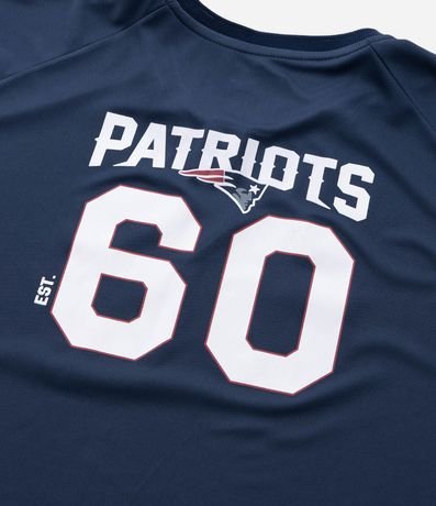 Remera Deportiva Infantil con Estampa Patriots NFL - Talle 5 a 14 años 5