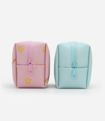 Kit 03 Neceseres en PU con Estampa de Los Ositos Cariñositos 2