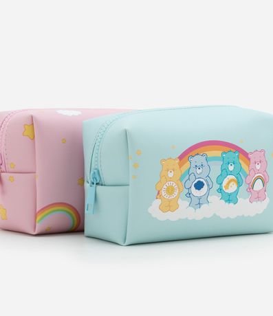 Kit 03 Neceseres en PU con Estampa de Los Ositos Cariñositos 3