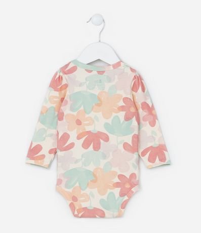 Body Infantil con Estampa Floral - Talle 0 a 24 meses 2