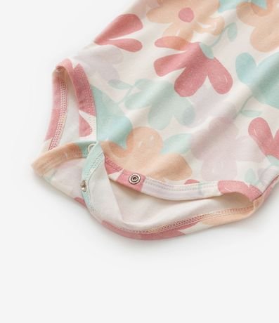 Body Infantil con Estampa Floral - Talle 0 a 24 meses 5