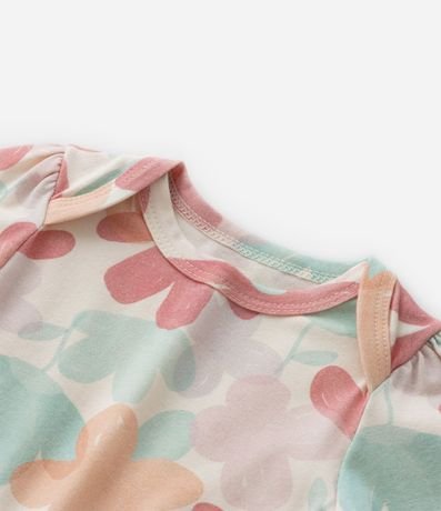 Body Infantil con Estampa Floral - Talle 0 a 24 meses 6
