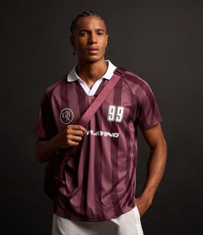 Remera Deportiva Fútbol con Tecnologia Dry y Cuello Polo en Rib 4