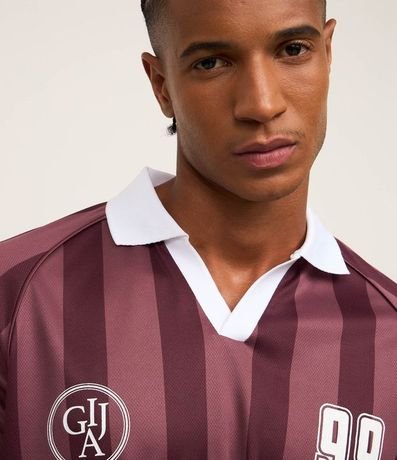 Remera Deportiva Fútbol con Tecnologia Dry y Cuello Polo en Rib 6