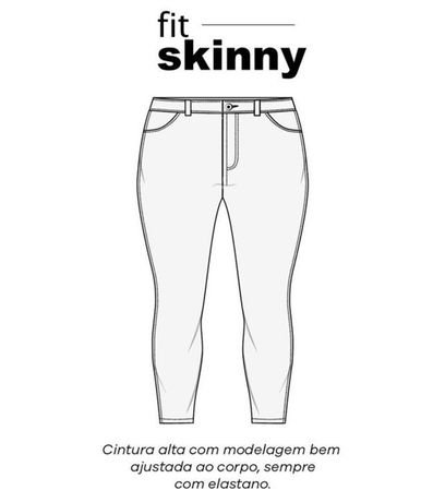 Pantalón Skinny Básica en Jeans Curve & Plus Size 9