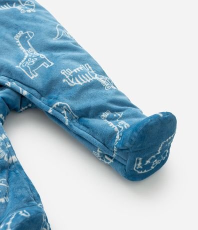 Mono Infantil en Plush con Estampa Animalitos - Talle 0 a 18 meses 8
