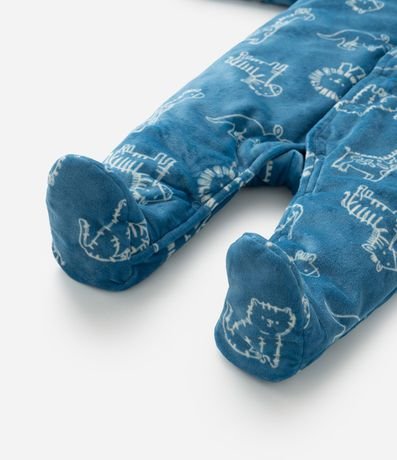 Mono Infantil en Plush con Estampa Animalitos - Talle 0 a 18 meses 7