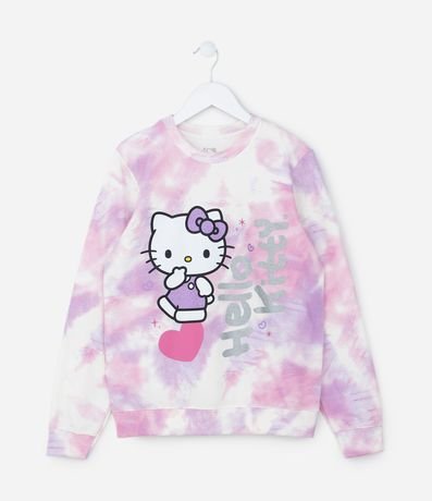 Saco Infantil en Algodón con Estampa Hello Kitty - Talle 5 a 14 años
