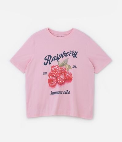Blusa Estampada de Frambuesa con Lentejuela Curve & Plus Size 4