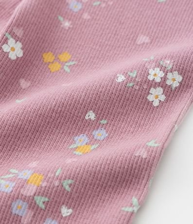 Pantalón Legging Infantil con Volado Borederie - Talle 0 a 18 meses 3
