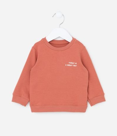 Buzo Infantil con Lettering Today is a Great Day - Talle 0 a 18 meses