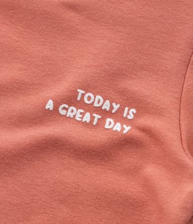Buzo Infantil con Lettering Today is a Great Day - Talle 0 a 18 meses 6