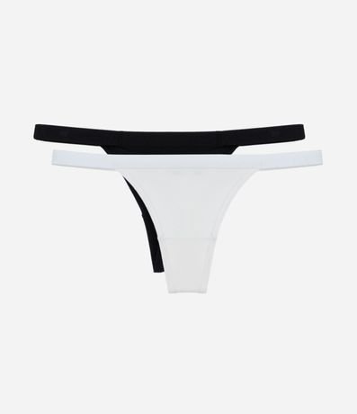 Kit 02 Bombachas Colaless Hilo en Algodón 2