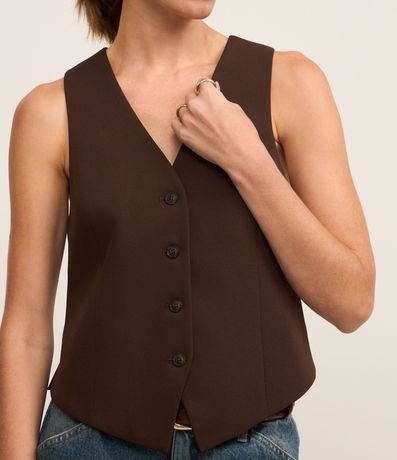 Chaleco Sastre con Abotonado Delantero 4