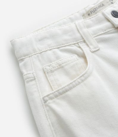 Pantalón Mom Infantil con Bordado de Flores - Talle 5 a 14 años 4