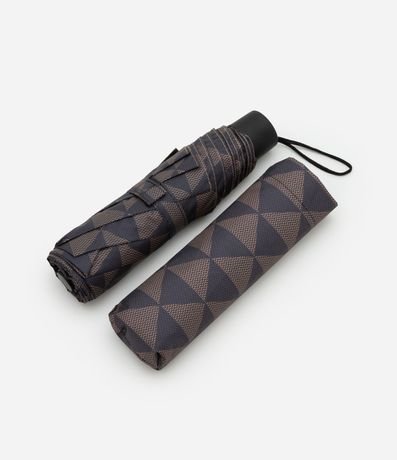 Sombrilla con Estampa Mosaico de Triángulos 3