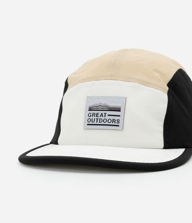 Gorra 5 Panel en Microfibra con Recortes y Bordado Delantero 12