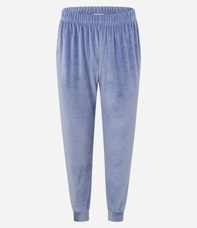 Pijama Largo en Plush con Puños Ajustados 7