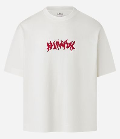 Remera Overboxy en Malla con Estampa de Esqueleto 5