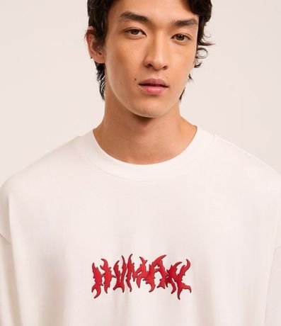 Remera Overboxy en Malla con Estampa de Esqueleto 4