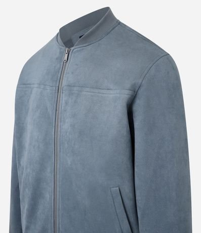 Chaqueta Bomber Lisa con Bolsillo 10
