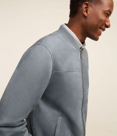 Chaqueta Bomber Lisa con Bolsillo 3