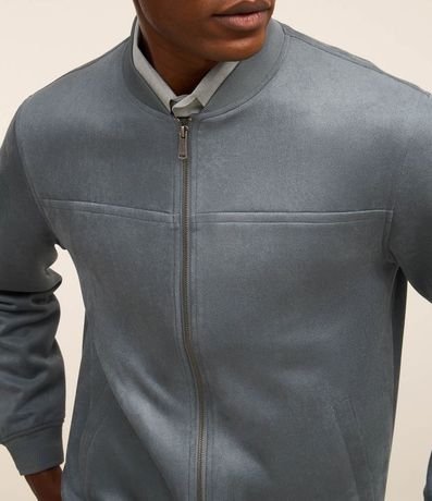 Chaqueta Bomber Lisa con Bolsillo 4