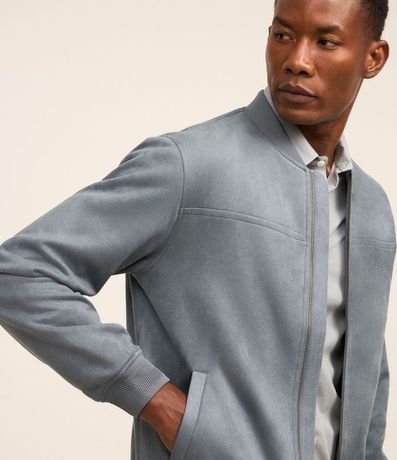 Chaqueta Bomber Lisa con Bolsillo 6