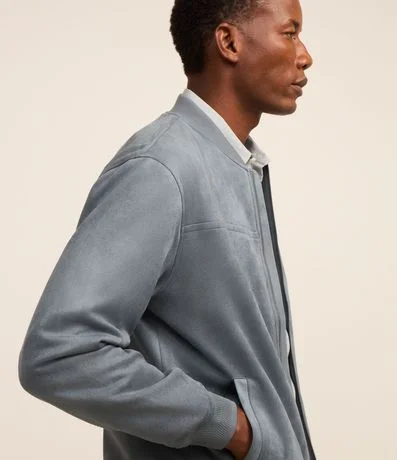 Chaqueta Bomber Lisa con Bolsillo 7