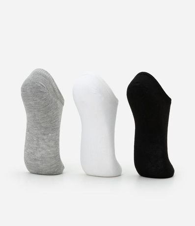 Kit 05 Medias Caña Corta Basicas 4