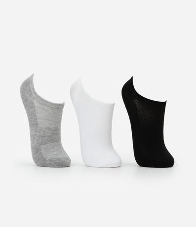 Kit 05 Medias Caña Corta Basicas 3