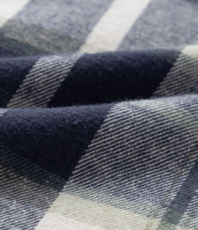 Camisa Infantil en Franela con Estampa de Cuadros - Tam  - 5 a 14 años 3