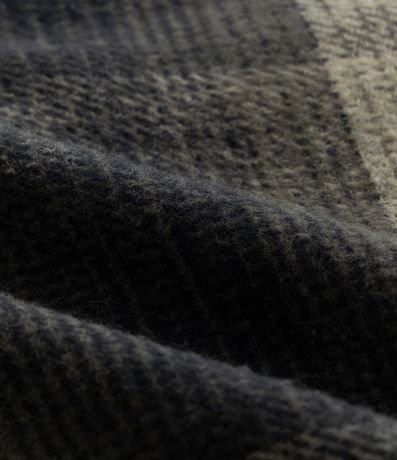 Camisa Infantil en Franela con Estampa de Cuadros - Talle 5 a 14 Años 3