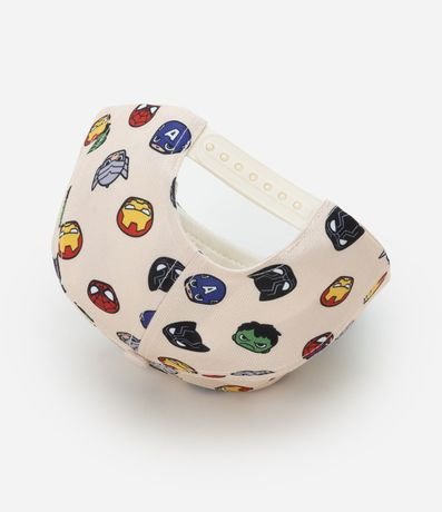 Gorra Ala Recta Infantil con Estampa Marvel - Talle único 3