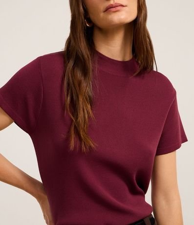Blusa de Punto con Cuello Alto 3
