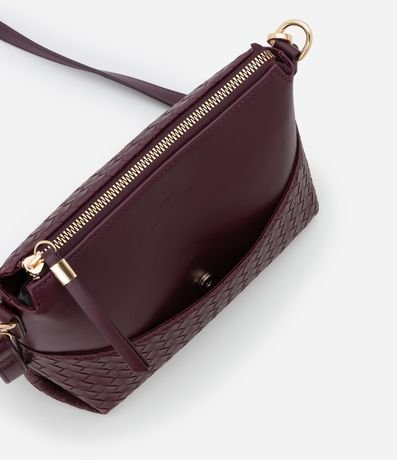 Bolso Transversal Pequena en PU con Detalle Texturizado 5