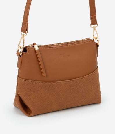Bolso Transversal Pequena en PU con Detalle Texturizado