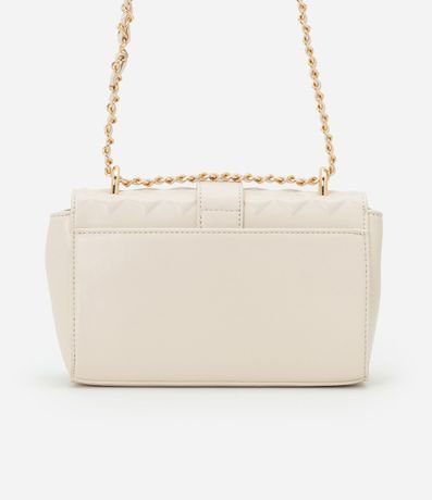 Bolsillo Pequena en PU con Asa de Cadena y Cierre en Hebilla Delantero 4