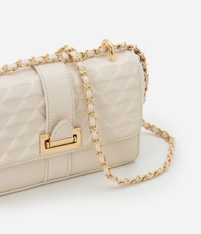 Bolsillo Pequena en PU con Asa de Cadena y Cierre en Hebilla Delantero 7