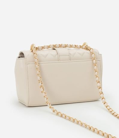 Bolsillo Pequena en PU con Asa de Cadena y Cierre en Hebilla Delantero 8