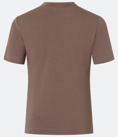 Blusa en Rib con Cuello Redondo 7