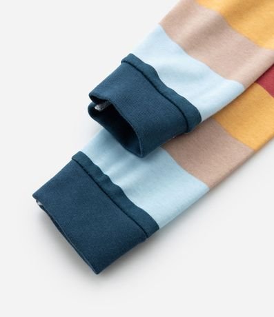 Pijama Infantil en Algodón con Estampa Osito Skatista - Talle 2 a 4 años 7