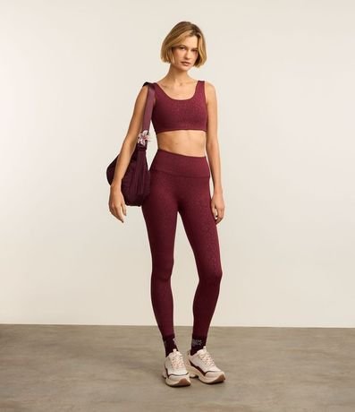 Top Deportivo en Microfibra con Textura Animal Print 2